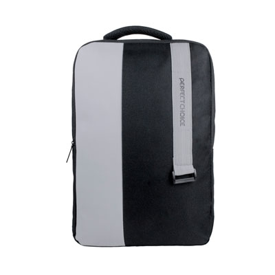 MOCHILA PERFECT CHOICE CLASSY PARA LAPTOP 15.6", NEGRO/GRIS, PC-083979