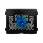 BASE ENFRIADORA VORAGO CP-103 PARA LAPTOP 15.6", 1 VENTILADOR, NEGRO