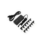 CARGADOR ACTECK ENERGON ROAM CU494, UNIVERSAL, 12 CONECTORES INTERCAMBIABLES, 90W, NEGRO, AC-937191