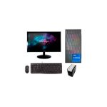 COMBO PC 12GI7-TV4-PSC CON INTEL CORE I7 12700F 4.9GHZ, 16GB, 1TB SSD M.2, TV 4GB, WI-FI, MONITOR 24", TECLADO, MOUSE Y REGULADOR