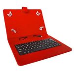 PROTECTOR BROBOTIX PARA TABLET 10" C/ TECLADO MICROUSB ROJA