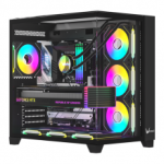 Gabinete Formula V Crystal Z9 Floe Black Mid Tower Usb-c
