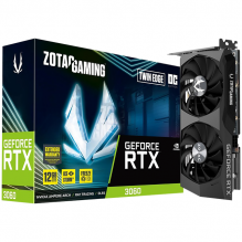 Tarjeta de Video Nvidia GeForce RTX 3060 / ZOTAC TWIN EDGE / ZT-A30600E-10M  /