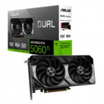 Tarjeta de Video ASUS DUAL RTX 5060 TI 8GB OC Edition / 8GB / GDDR7 / PCI Express Gen 5.0 / DUAL-RTX5060TI-O8G / RTXS50